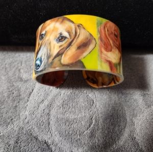 Dachshund Cuff Bracelet